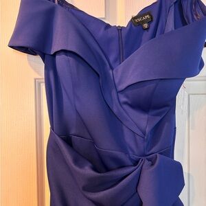 Xscape One Shoulder Royal Blue Dress. Perfect Mother of the Bride/Groom.